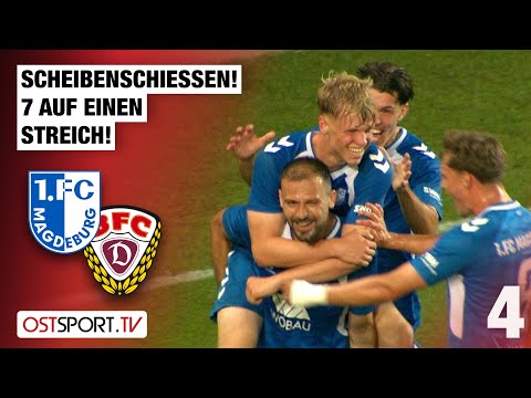 Target shooting! 7 in one go: 1. FC Magdeburg II vs. BFC Dynamo | Regionalliga Nordost