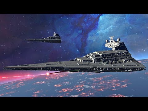 Republic Fleet Stand Against Xyston Star Destroyers - Star Wars: Empire At War Remake - NPC Wars