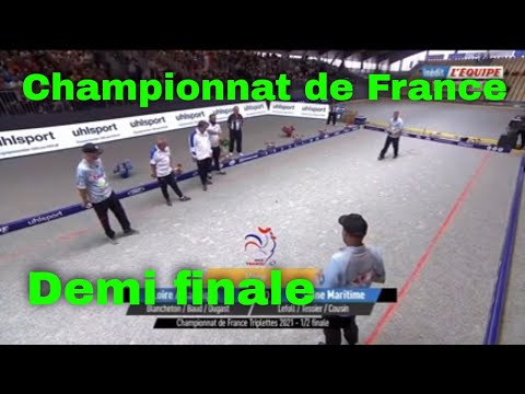 Pétanque ! Championnat de France triplettes demi finale ! Loire Atlantique vs Seine Maritime