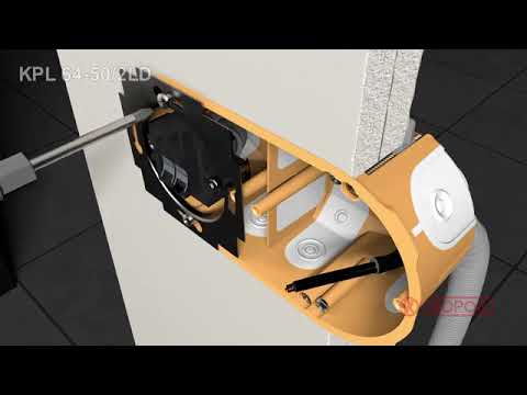 Video DOZA  universala dubla pentru montaj aparataj in  gips carton  213x72x45 mm