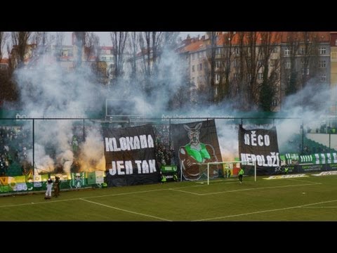 Bohemians 1905 1:0 Slezsky Opava 31.03.2013 Choreo & Support