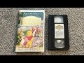 The Many Adventures Of Winnie The Pooh 1996 VHS Vertical Sticker Label Copy Overview 2025 Edition