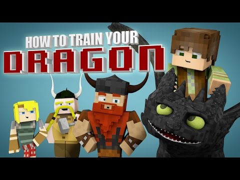 Minecraft Parody - HOW TO TRAIN YOUR DRAGON! - (Minecraft Animation)