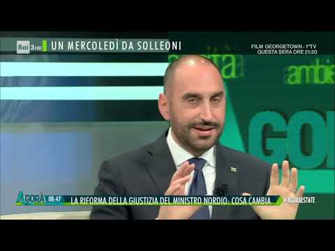 Michele Gubitosa ospite a Agorà - Rai 3 - 19/07/2023