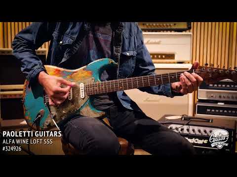 Paoletti Alfa Wine Loft SSS “Stratospheric” S-Style – Teal Green image 11
