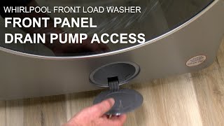 Accessing the Drain Pump on a Whirlpool Front Load Washer