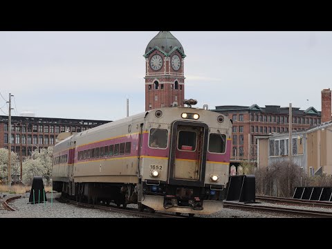 Passenger trains of Lawrence, Massachusetts ft. Doubleheader on the Downeaster! 4/23/22