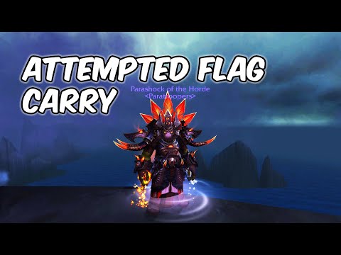 Attempted Flag Carry - Enhancement Shaman PvP - WoW BFA 8.3