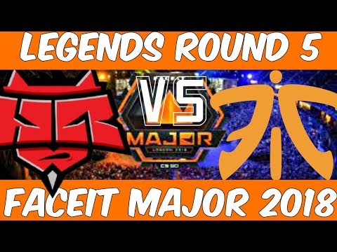 Hellraisers vs Fnatic FACEIT Major london 2018 CSGO Highlights - Mirage -BO3 - MAP 1 -Legends Stage