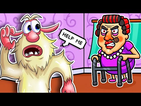 BOOBA SCAPPE LA NONNA CATTIVA! | Booba interpreta: la nonna cattiva Obby #roblox #booba