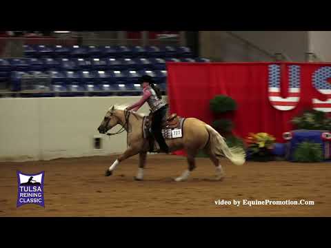 Tinseltown Sparkle ridden by Hannah Mitchell  - 2017 Tulsa Reining Classic (Non Pro Futurity)