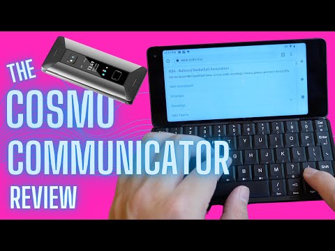 Cosmo Communicator Review: The Keyboard PDA Throwback