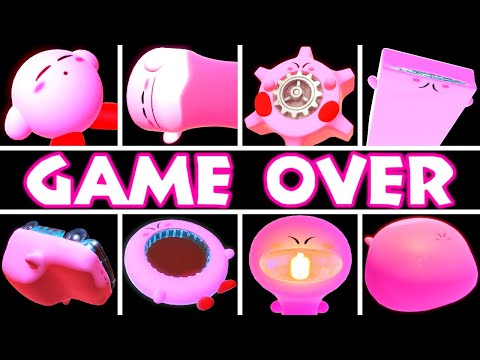 Kirby and the Forgotten Land + Star-Crossed World - All Kirby Death Animations