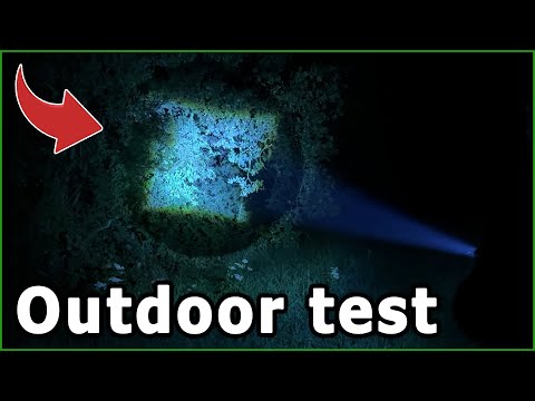 Shadowhawk Flashlight Outdoor Test – Extremely Bright in the Dark