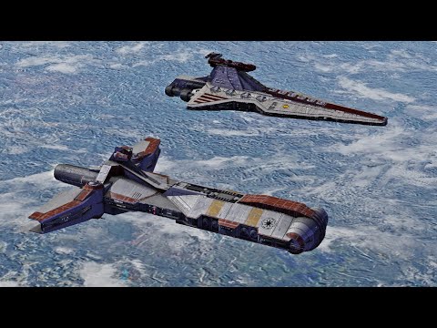 Epic Cinematic Battle: Republic Hardliners vs Separatist Holdouts - Empire at War Remake NPC Battle