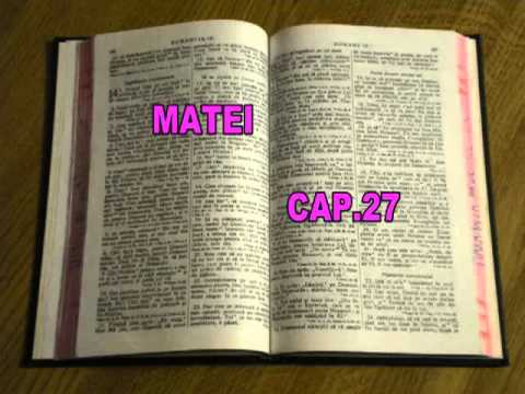 EVANGHELIA DUPA MATEI CAPITOLUL 27