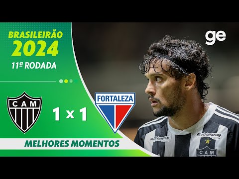 Gols e lances de Atlético Mineiro x Fortaleza