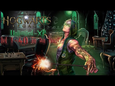 HOGWARTS LEGACY BEST FARMING LOCATION UNLIMITED EXP 1-40 IN 1 HOUR