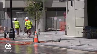 Greektown streetscape project opens to the public just in time for summer