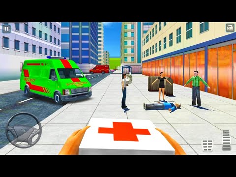 Flying Ambulance Rescue Emergency Drive - First Aid Truck Driving - Android Gameplay