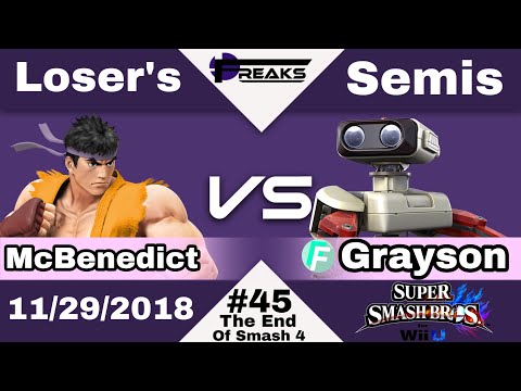 FREAKS 45 Singles Losers Semis: FF | Grayson (ROB) vs McBenedict (Ryu)