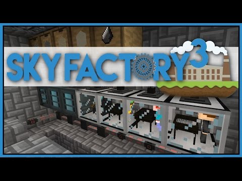 Auto Sieving Setup - Minecraft Skyfactory 3 - Ep 13 [Let's Play Sky Factory 3]