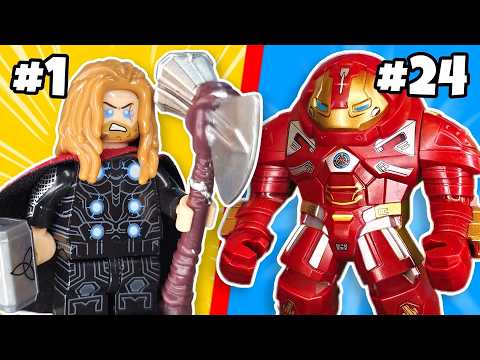 I built 25 FAKE LEGO MARVEL Minifigures...