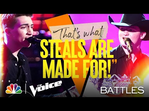 Ethan Lively vs. Avery Roberson - James Otto "Just Got Started Lovin' You" - The Voice Battles 2021
