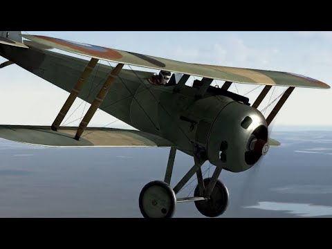 Rise of flight Nieuport 28.C1 on the hunt