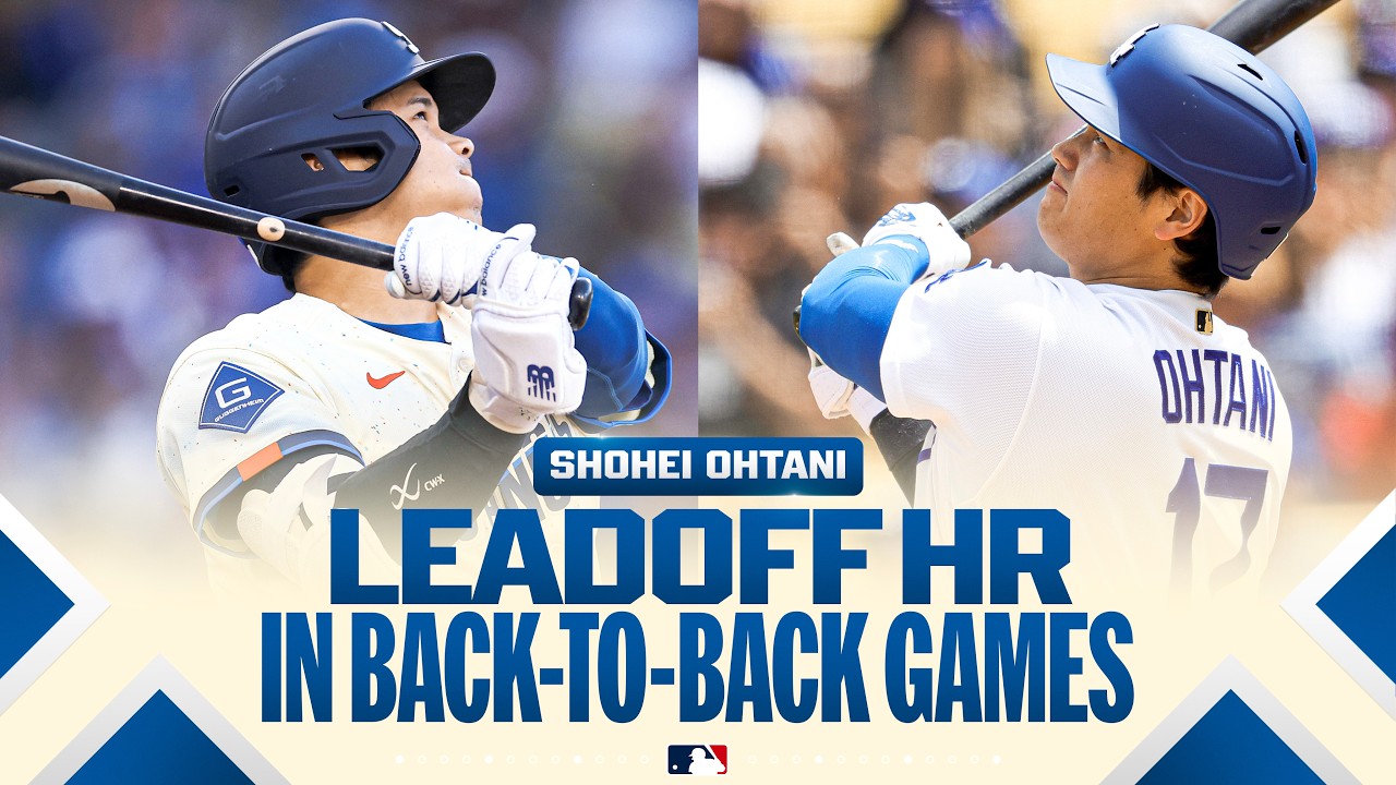 Shohei Ohtani hit leadoff homers for the Dodgers in BACK-TO-BACK GAMES! | MLB Highlights 大谷翔平ハイライト