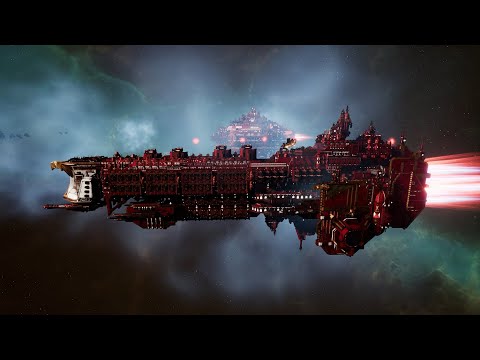 Skalgrim Mod - Tau Protector Fleet vs Space Marines - Massive Battle - Battlefleet Gothic Armada 2