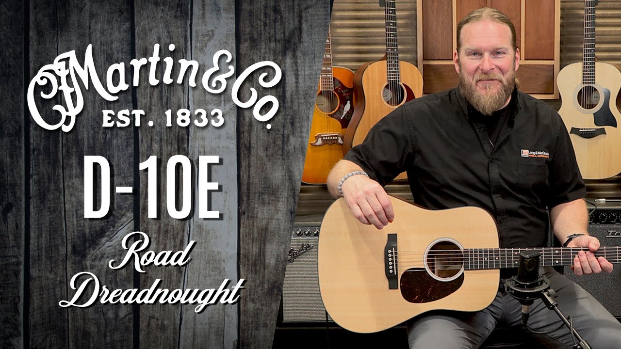 opens link to Martin D-10E Road Dreadnought Acoustic-Electric Guitar