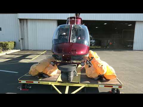 Dart Aerospace Bell 206 L3 Emergency Flotation System Testing 4K