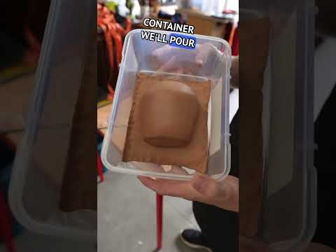 Making a plaster mould using raw clay part 1 #clay #pottery #moulds ld