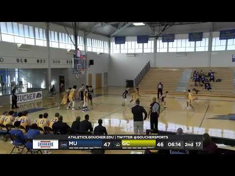 Goucher Men's Basketball Highlights vs. Moravian 1/30/22 thumbnail