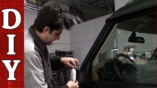 How to Replace the Side View Mirror Glass - Land Rover Discovery