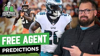 Free Agent Predictions + Combine Reactions