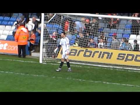 Luton Town 5-1 Hendon FACQ4 Whoops Just after O`Connor 2nd Goal 29th Oct 2011.MOV
