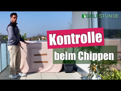 Kontrolle beim Chippen – Golfübung für zu Hause