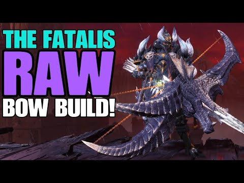 MHWI: The Fatalis Raw Bow Build! (Extremely Comfy!)
