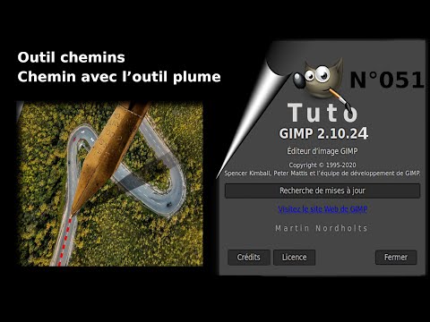 GIMP 2.10 Tutorial for Beginners – 051 - The Paths Tool - Part 2