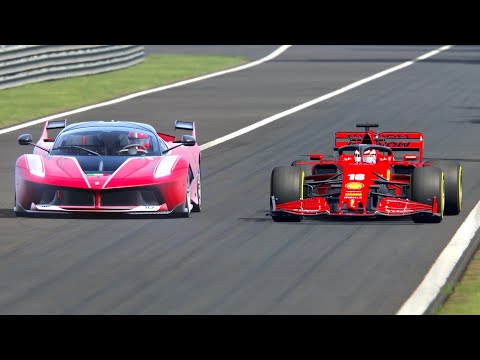 Ferrari F1 2020 v Ferrari FXX K - Monza