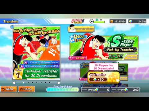 all Step gacha Skill Step Up. Captain Tsubasa Dream Team