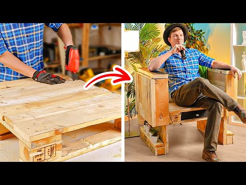 Ricicla Vecchi Bancali in Legno: Idee Economiche e Facili per Mobili con Pallet