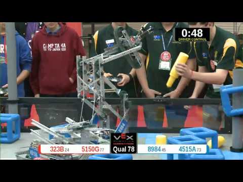 2015 VRC Math Q78 - 323B 5150G vs 8984 4515A - 45 to 21 - VEX Worlds 2015 - Math Division