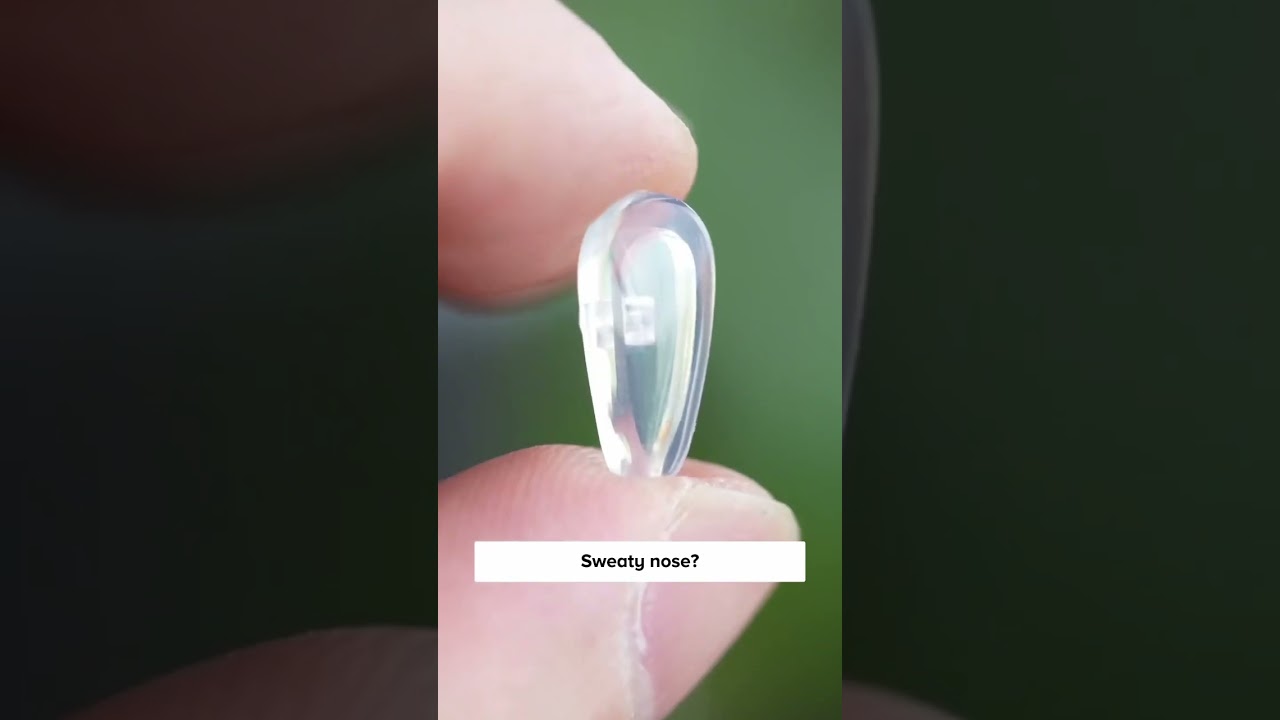 These Silicone Airbag Nose Pads are what makes glasses comfortable to wear 🤓 #tech #glasses #eyes