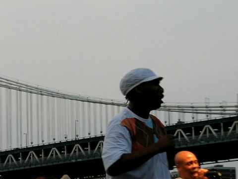 BROTHER J of X-CLAN, Hakim and KRS-ONE freestyle BROOKLYN Hip Hop Festival July 12 2008
