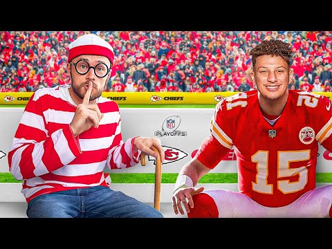 Playing Where's Waldo at the NFL Playoffs!