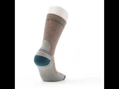 Storm Bloc - 3 Pack Ladies Striped Anti Blister Cotton Summer Walking Boot Socks | UK - View #4