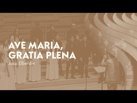 Ave Maria, Gratia Plena (Josu Elberdin) — Victoria Junior College Choir and Nelson Kwei